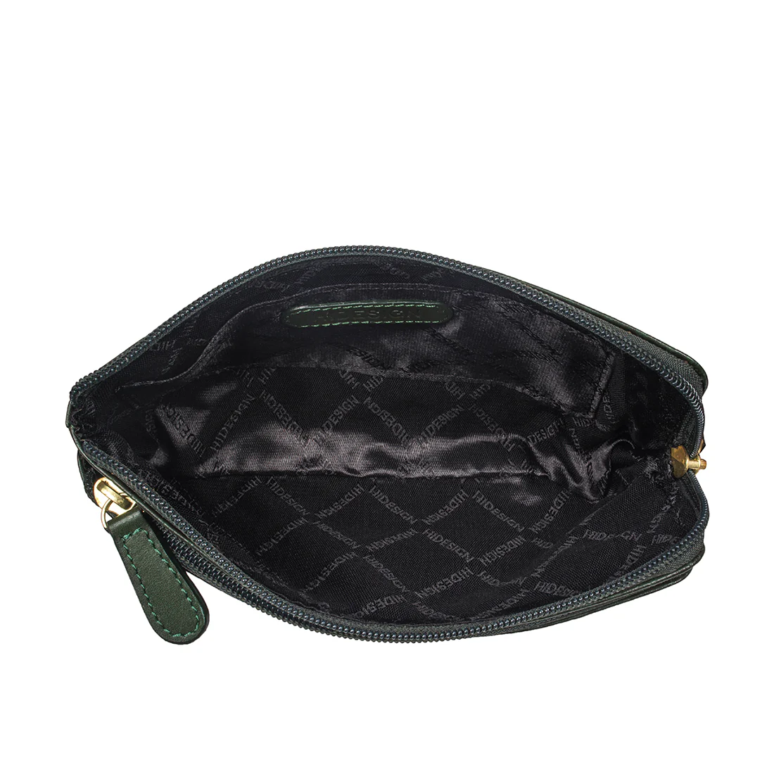 Ee Paola W1 Green Leather Clutch Wallet - Image 4