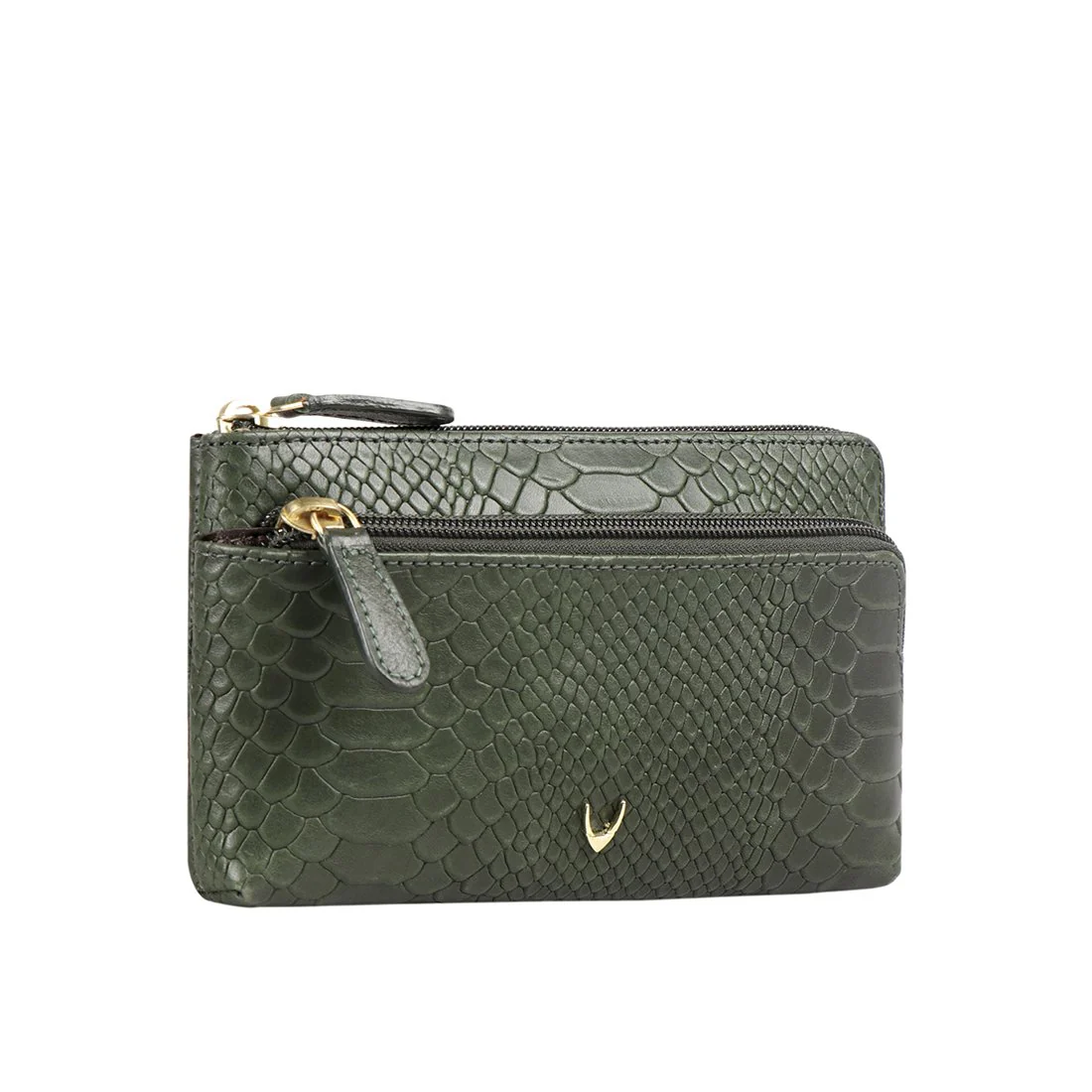 Ee Paola W1 Green Leather Clutch Wallet - Image 3