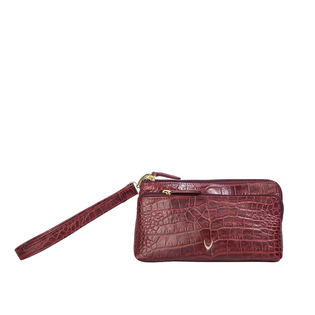 Ee Paola W1E Red Leather Clutch Wallet
