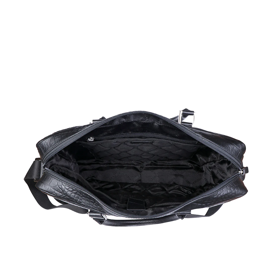 Ee Paulo 01 Black Leather  Briefcase - Image 5