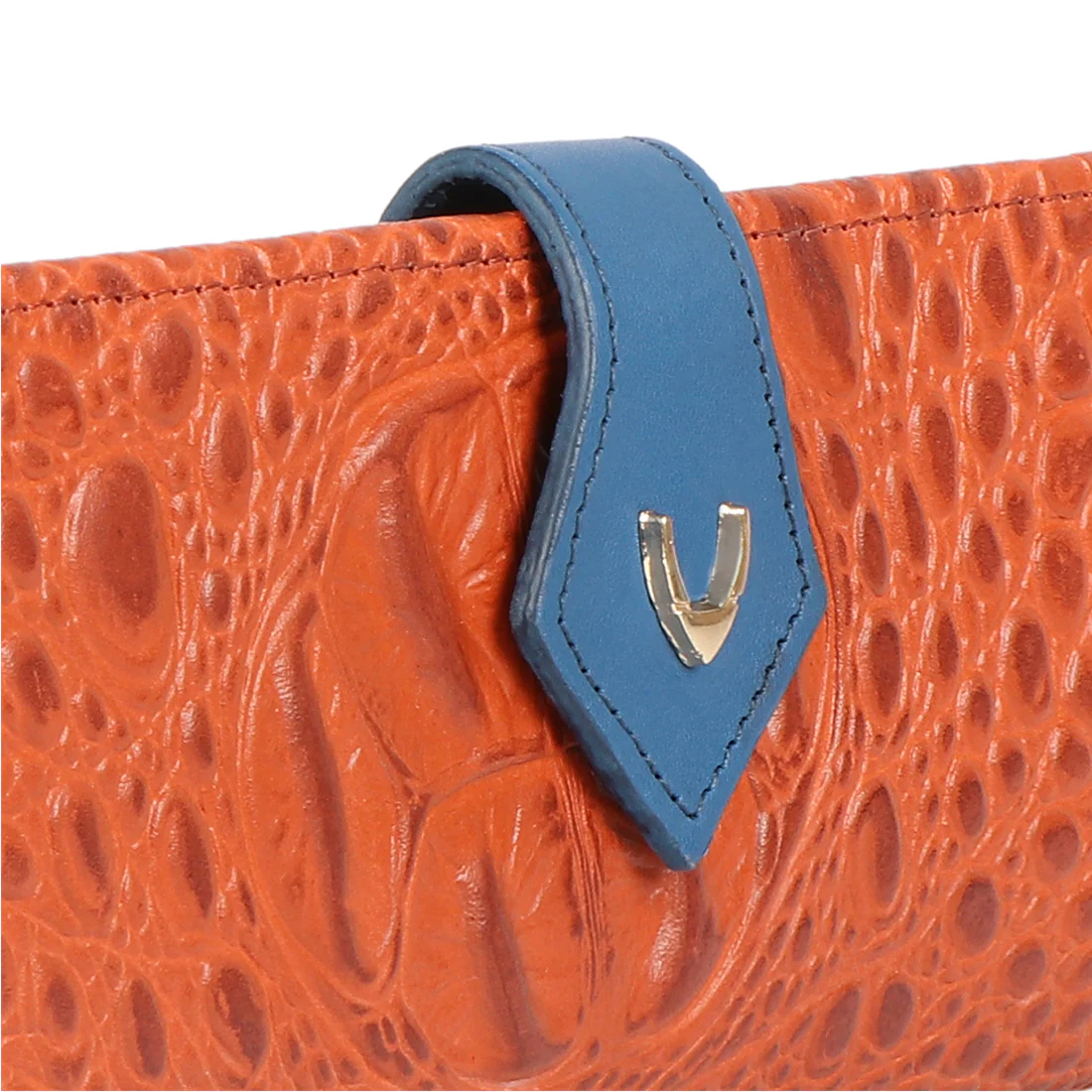 Ee Scorpio W1-M Orange Leather Bi-Fold Wallet - Image 3