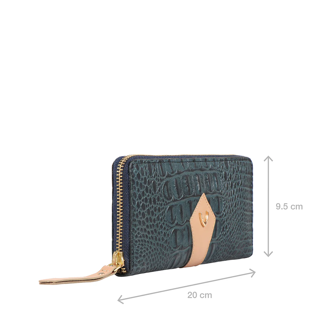 Ee Scorpio W2-M Blue Leather Zip Around Wallet - Image 2