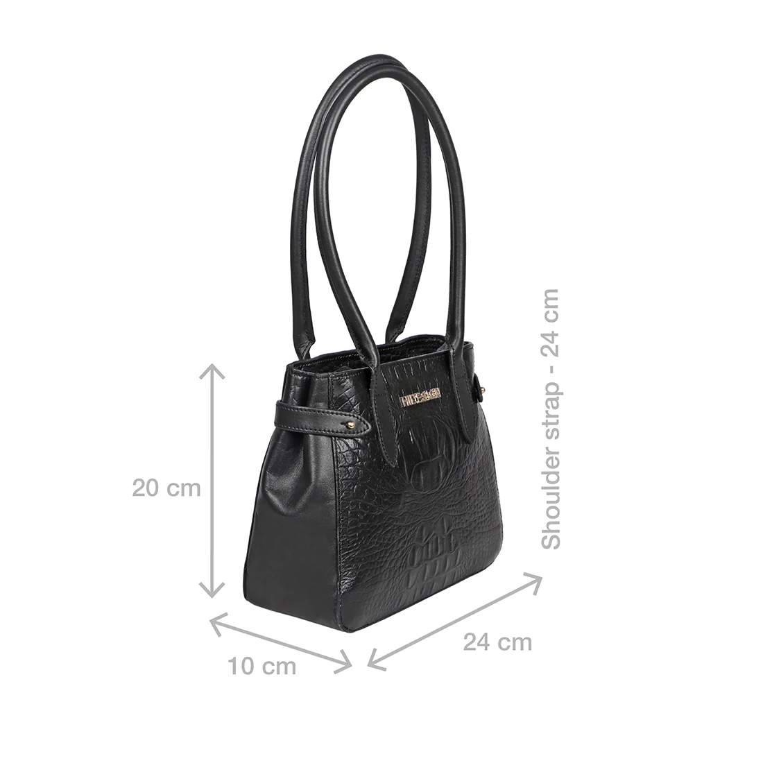 Ee Shanghai 03 Black Leather Shoulder Bag - Image 3
