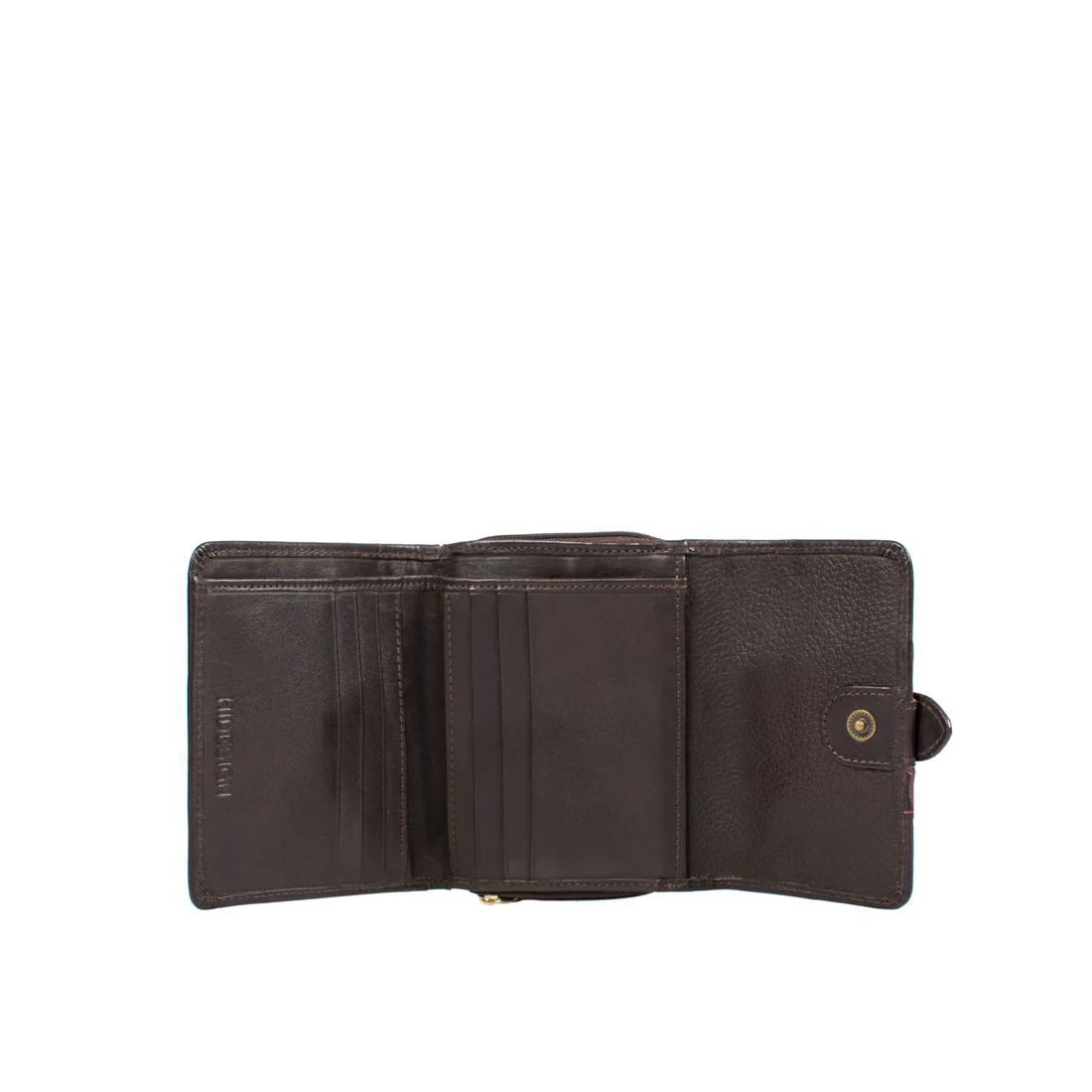 Ee Shanghai W3 Brown Leather Trifold Wallet - Image 5