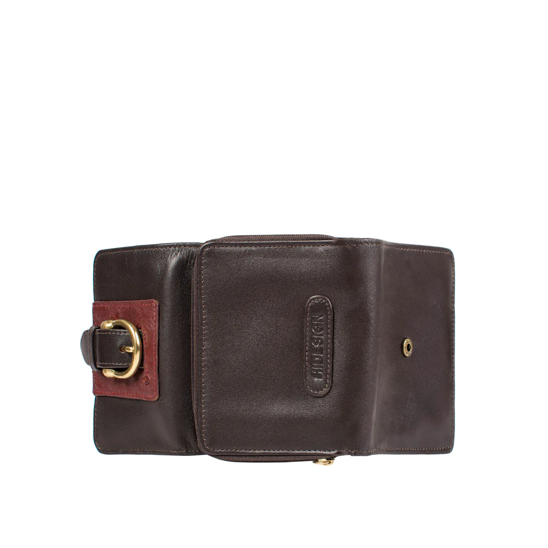 Ee Shanghai W3 Brown Leather Trifold Wallet - Image 6