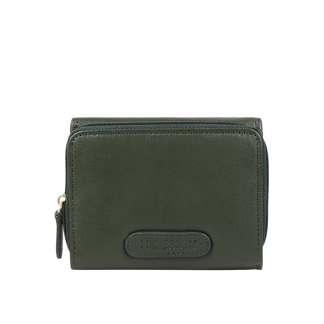 Ee Shanghai W3 Green Leather Trifold Wallet - Image 3