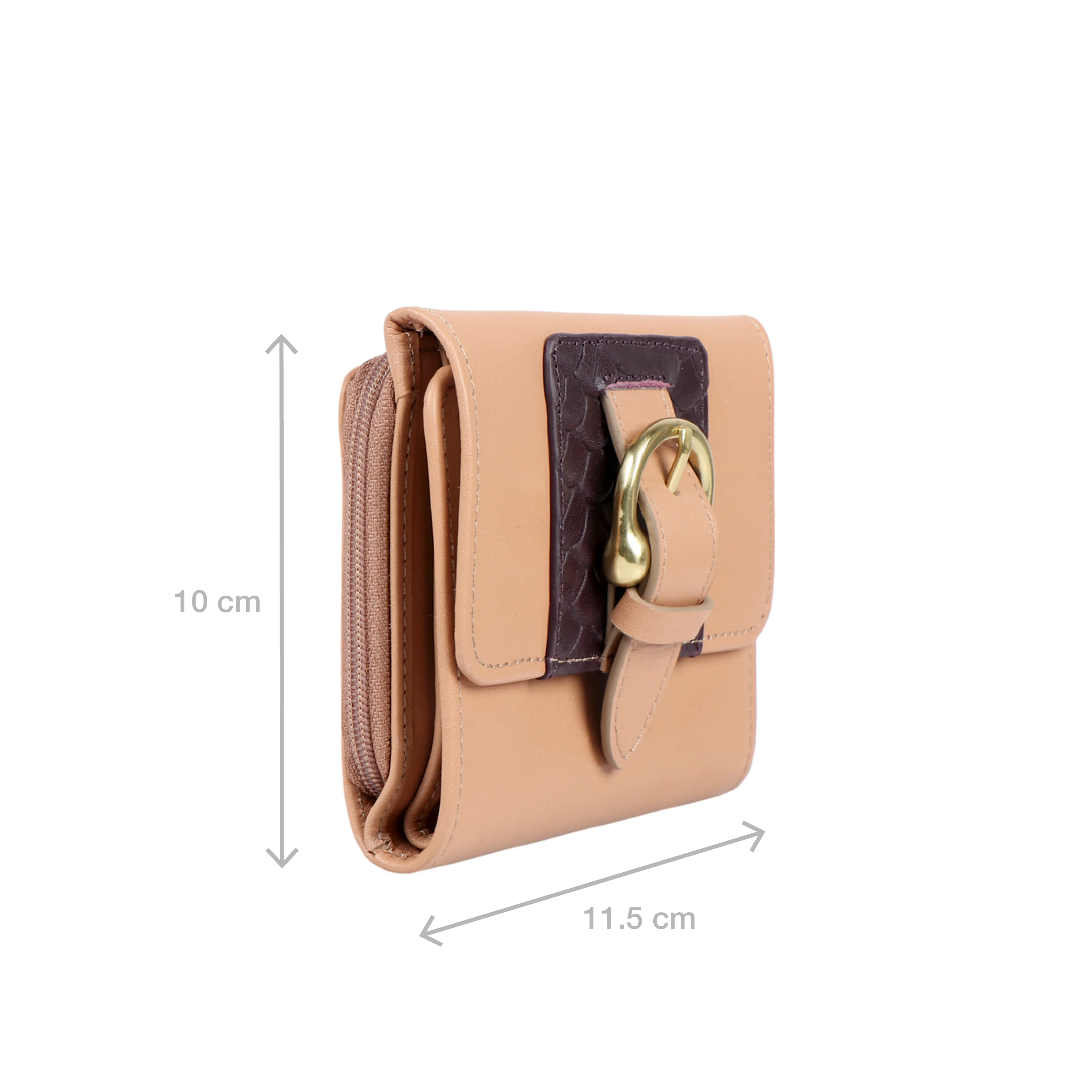 Ee Shanghai W3 R Pink Leather Trifold Wallet - Image 2