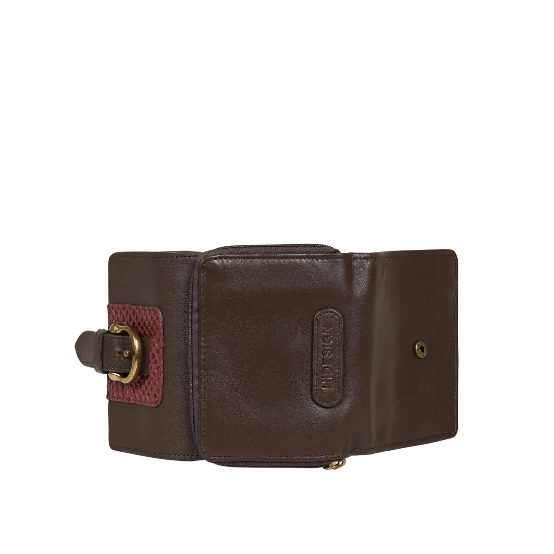 Ee Shanghai W3 Brown Leather Trifold Wallet - Image 6