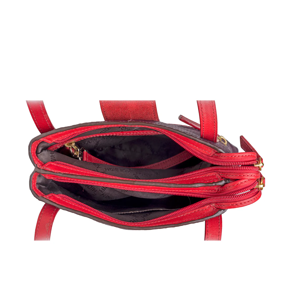 Ee Silvia 01 Purple Leather Shoulder Bag - Image 5