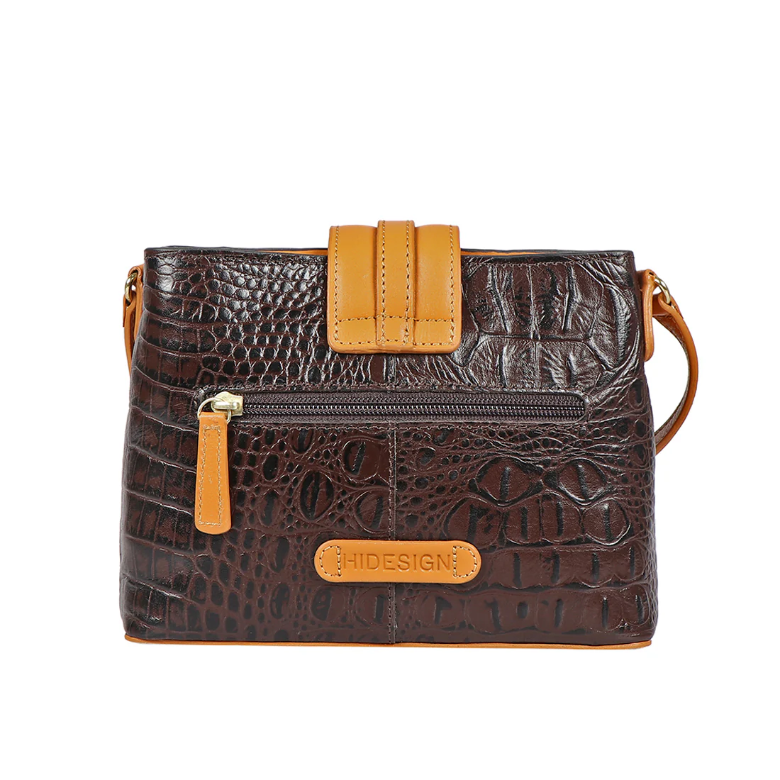 Ee Silvia 03 Brown Leather Sling Bag - Image 3