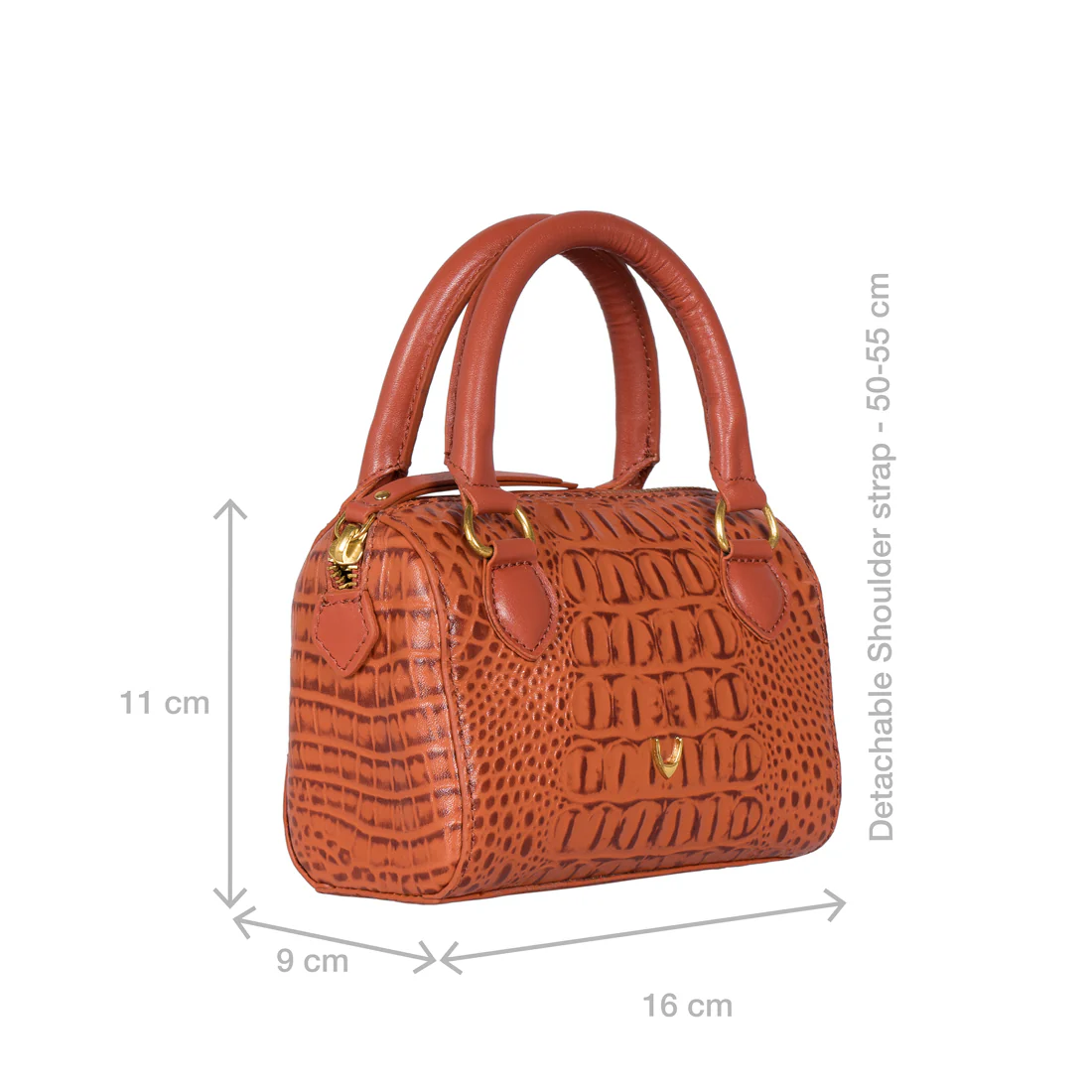 Ee Suzie Orange Leather Mini Bag - Image 4
