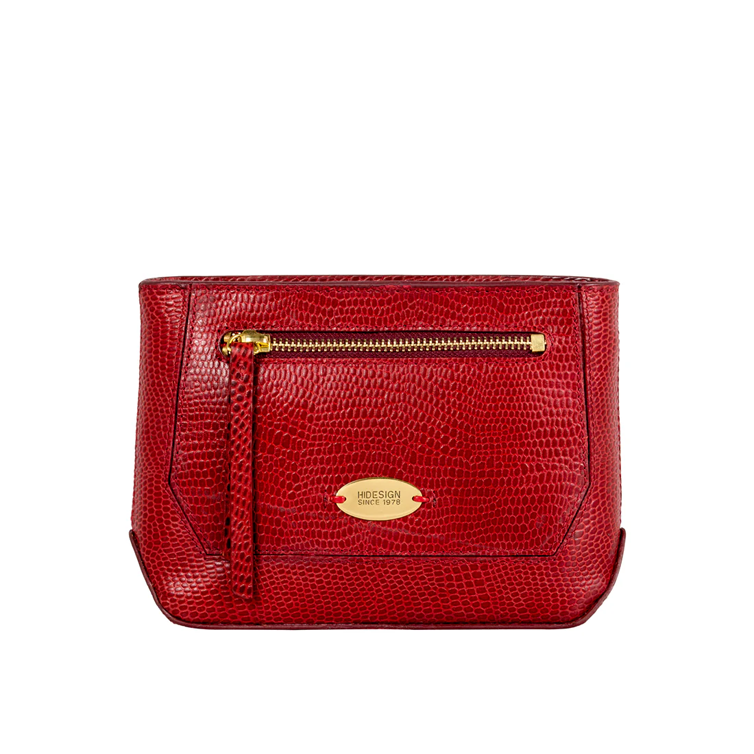 Ee Taurus W1  Red Leather Clutch Wallet