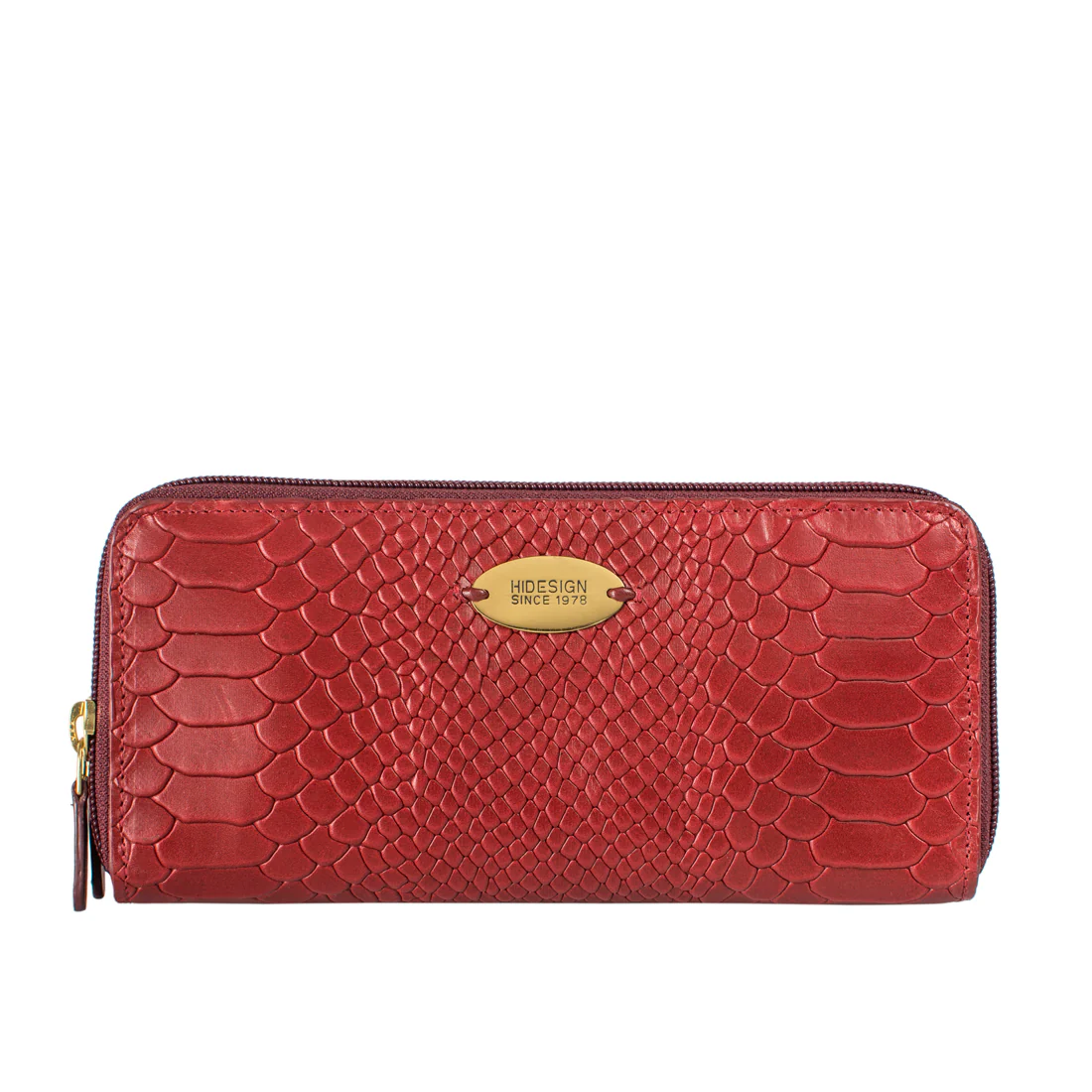 Ee Taurus W2 Marsala Leather Double Zip Around Wallet - Image 2