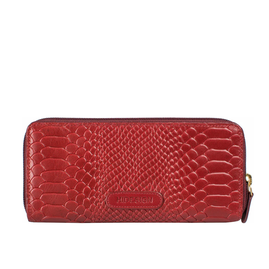 Ee Taurus W2 Marsala Leather Double Zip Around Wallet - Image 4