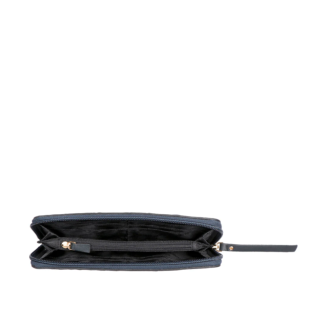 Ee Teresa W2 Blue Leather Zip Around Wallet - Image 5