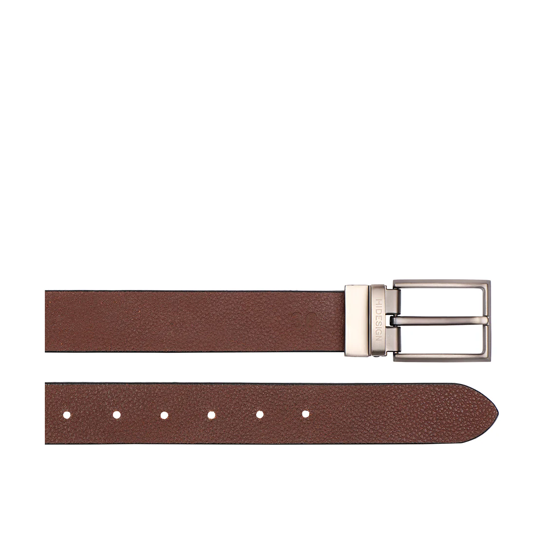 Ee Thanos Men's Black Reversible Leather Belt - Image 6