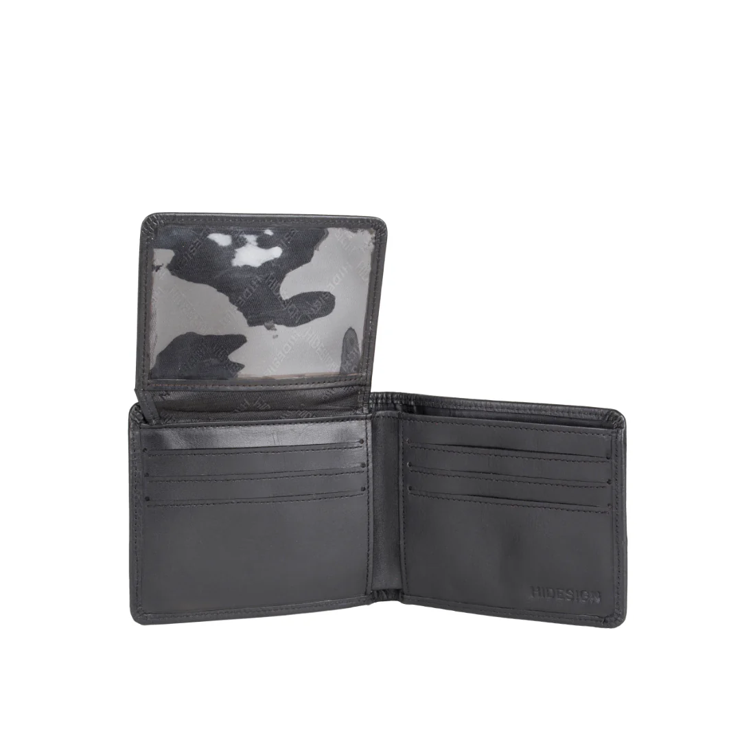 Ee Uranus W2  Black Leather Bi-Fold Wallet - Image 3