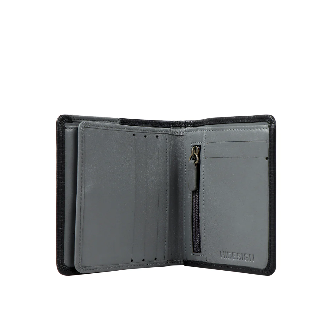 Ee Uranus W3  Black Leather Bi-Fold Wallet - Image 2