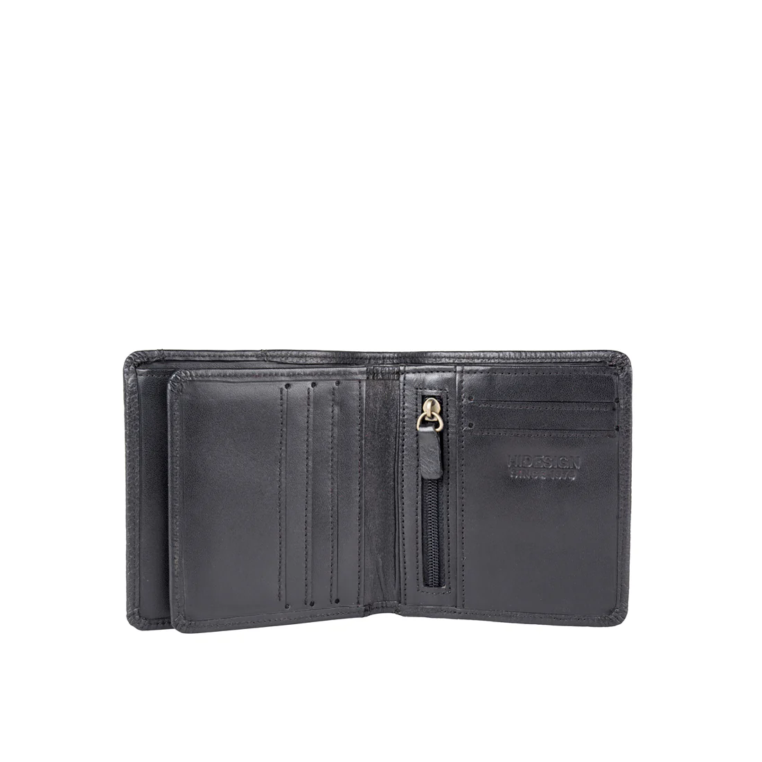 Ee Uranus W3  Black Leather Bi-Fold Wallet - Image 5
