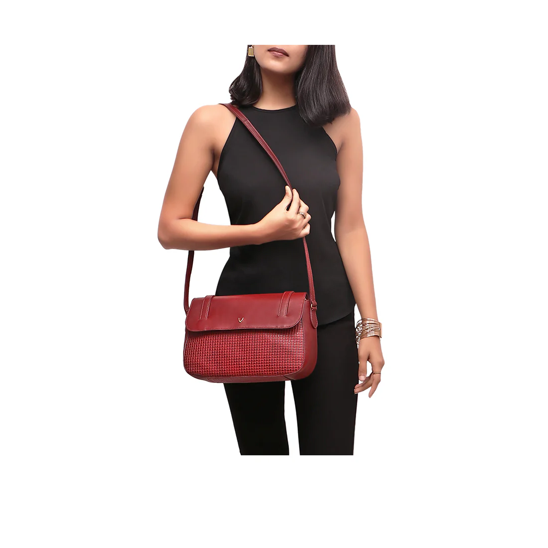 Ee Venus 01 Red Leather Crossbody