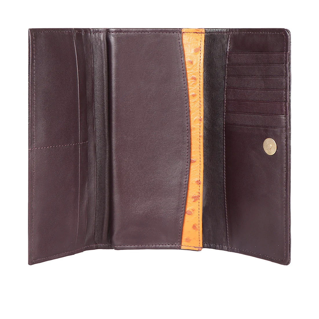 Ee Virgo W1-M Tan Leather Trifold Wallet - Image 4
