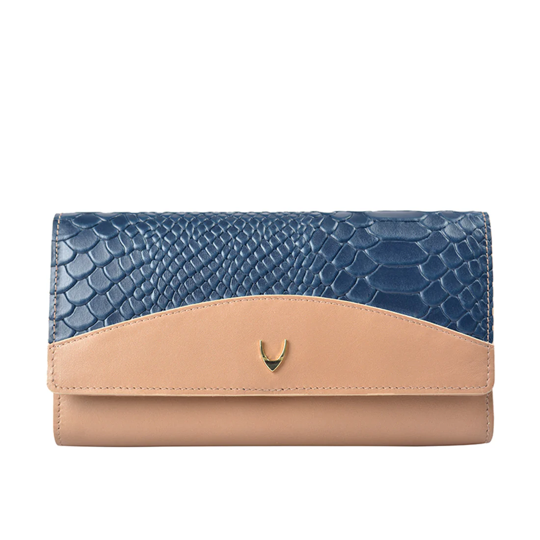 Ee Virgo W1 Nude Leather Trifold Wallet - Image 2