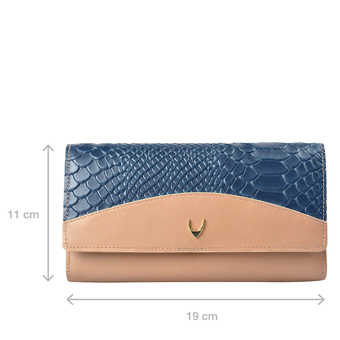 Ee Virgo W1 Nude Leather Trifold Wallet - Image 3