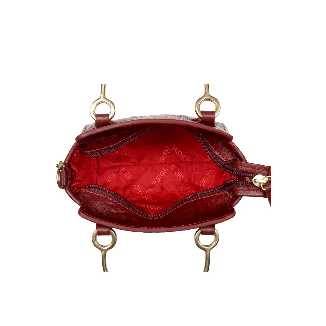 Ee Wanda Marsala Leather Mini Bag - Image 4