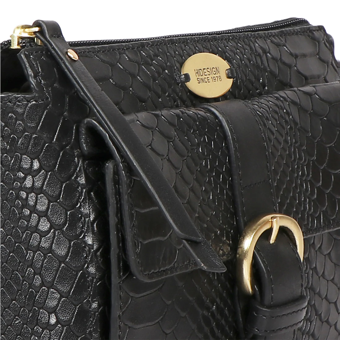 Eliza 03 Sb Black Leather Sling Bag - Image 5