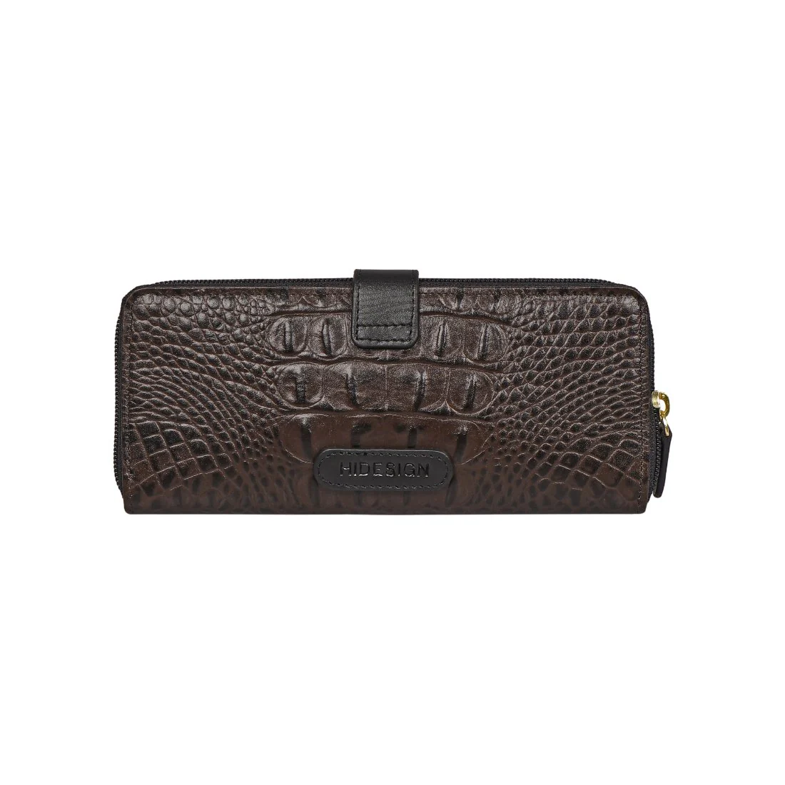 Eliza W1 Sb Brown Leather Zip Around Wallet - Image 4