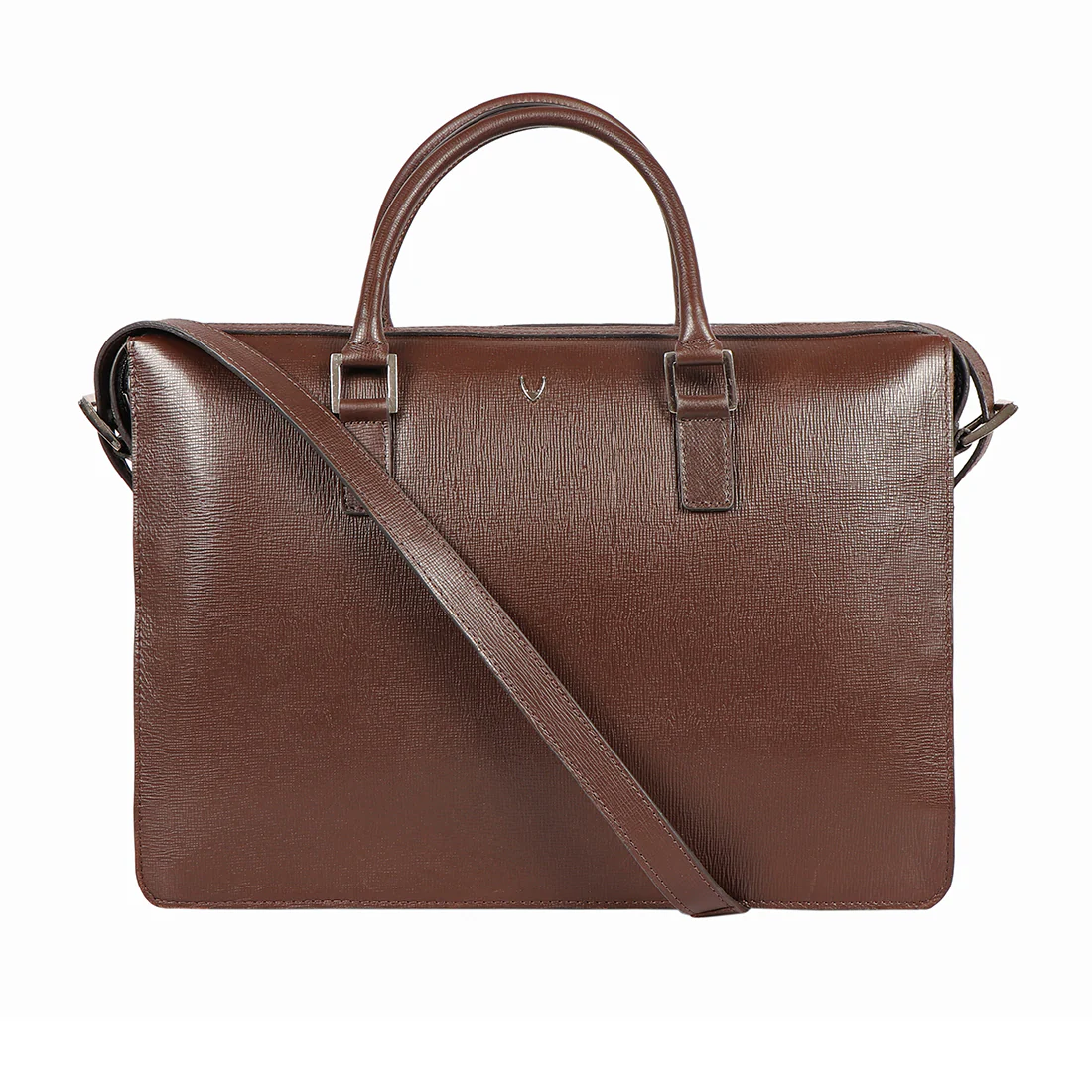 Enzo 02 Brown Leather Laptop Bag