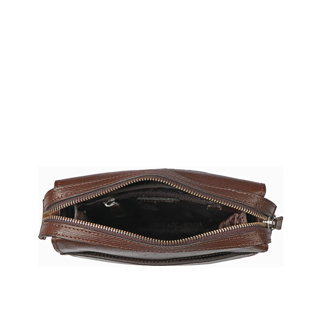 Enzo 03 Brown Leather Crossbody - Image 6
