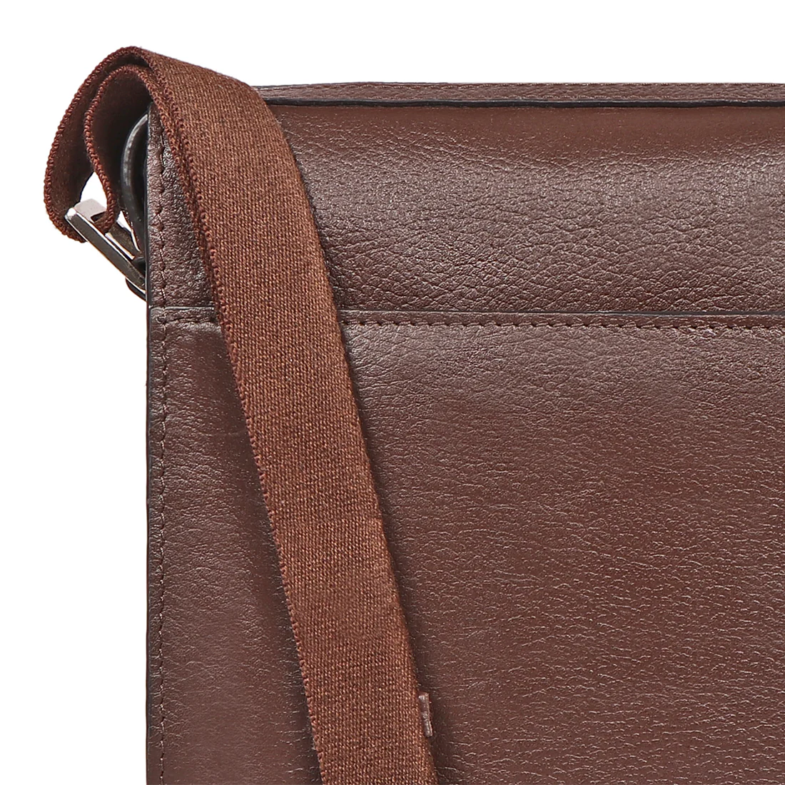Enzo 03 Brown Leather Crossbody - Image 4