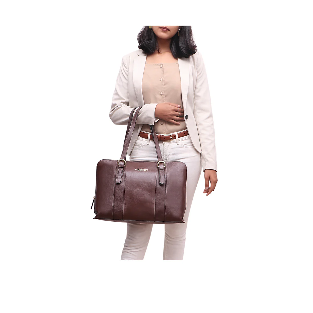 Ersa 01 Brown Leather Laptop Bag