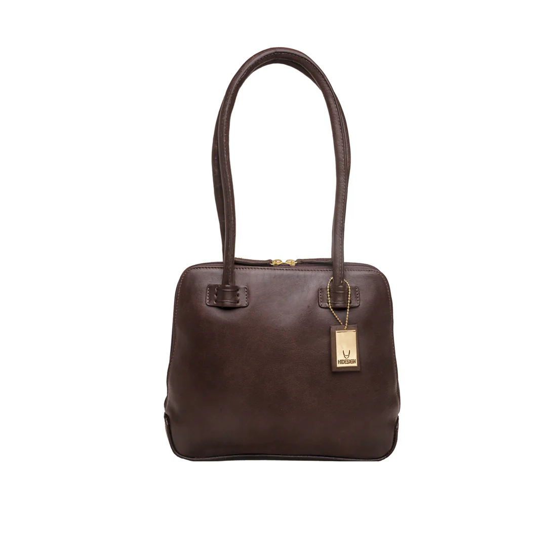 Estelle Small Brown Leather Shoulder Bag