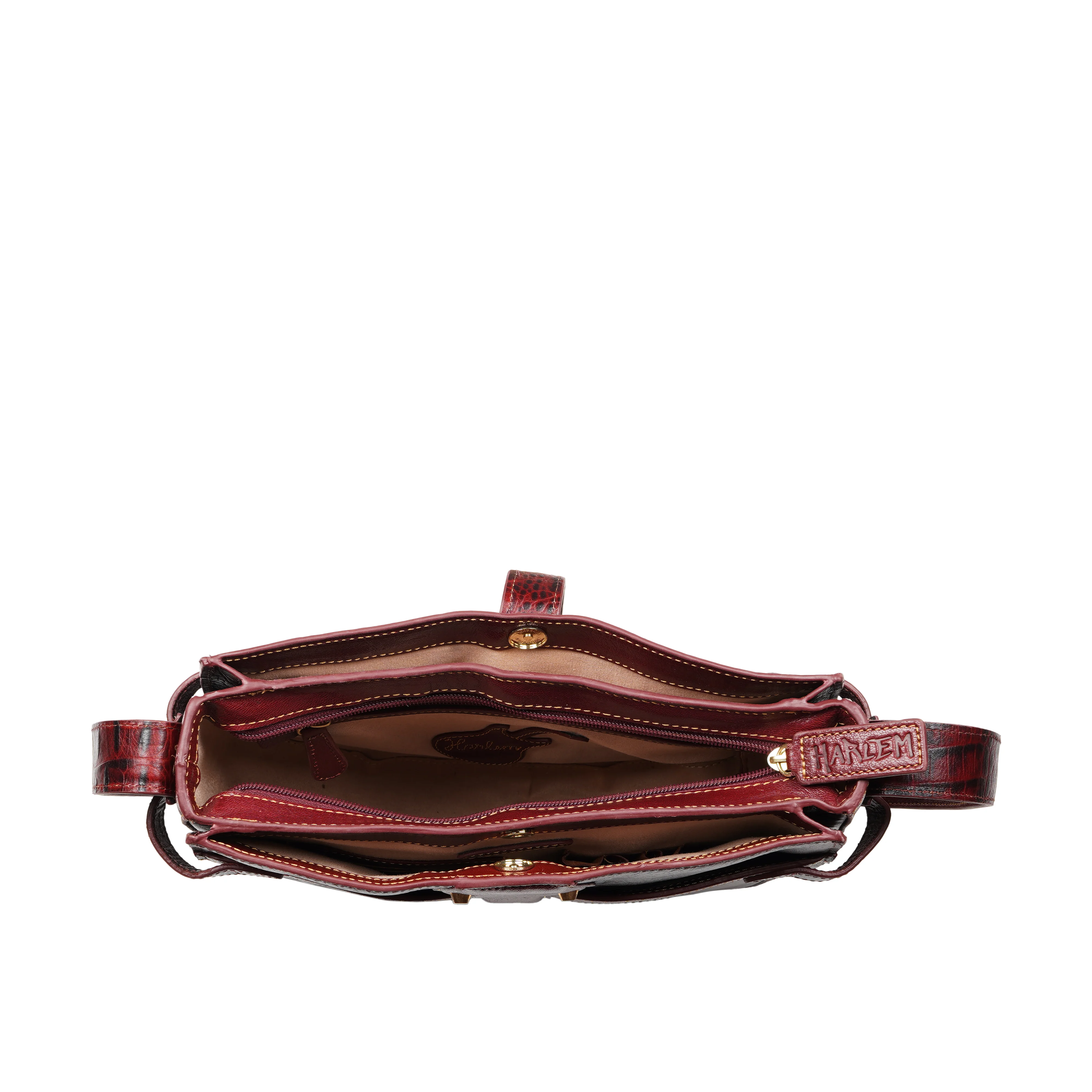 Etta 02 Red Leather Shoulder Bag - Image 6