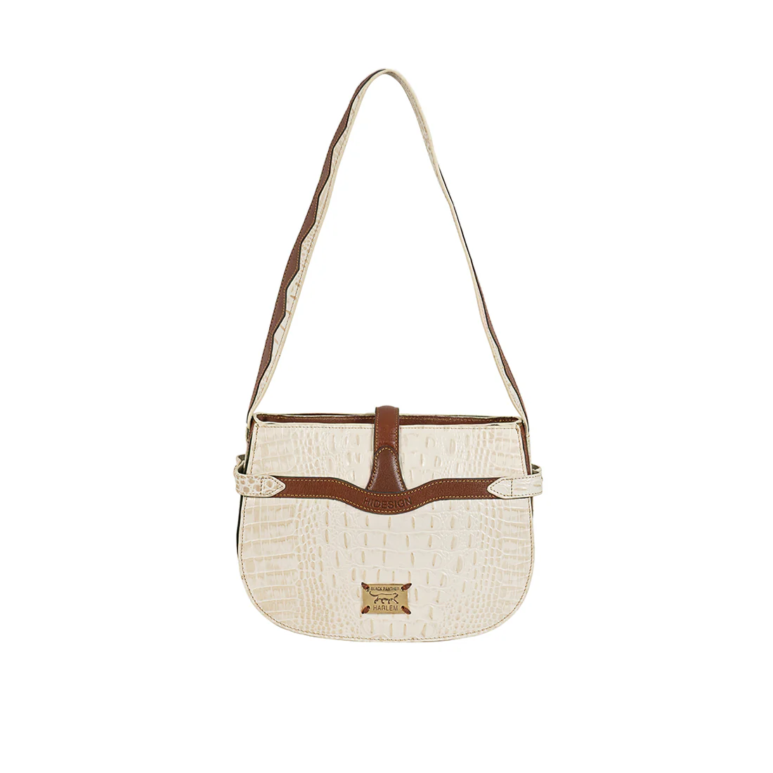Etta 02 White Leather Shoulder Bag - Image 4