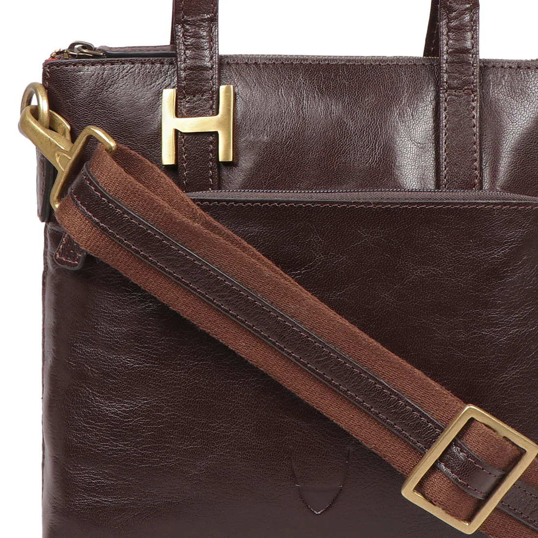 Evolution 01 Brown Leather  Crossbody - Image 6