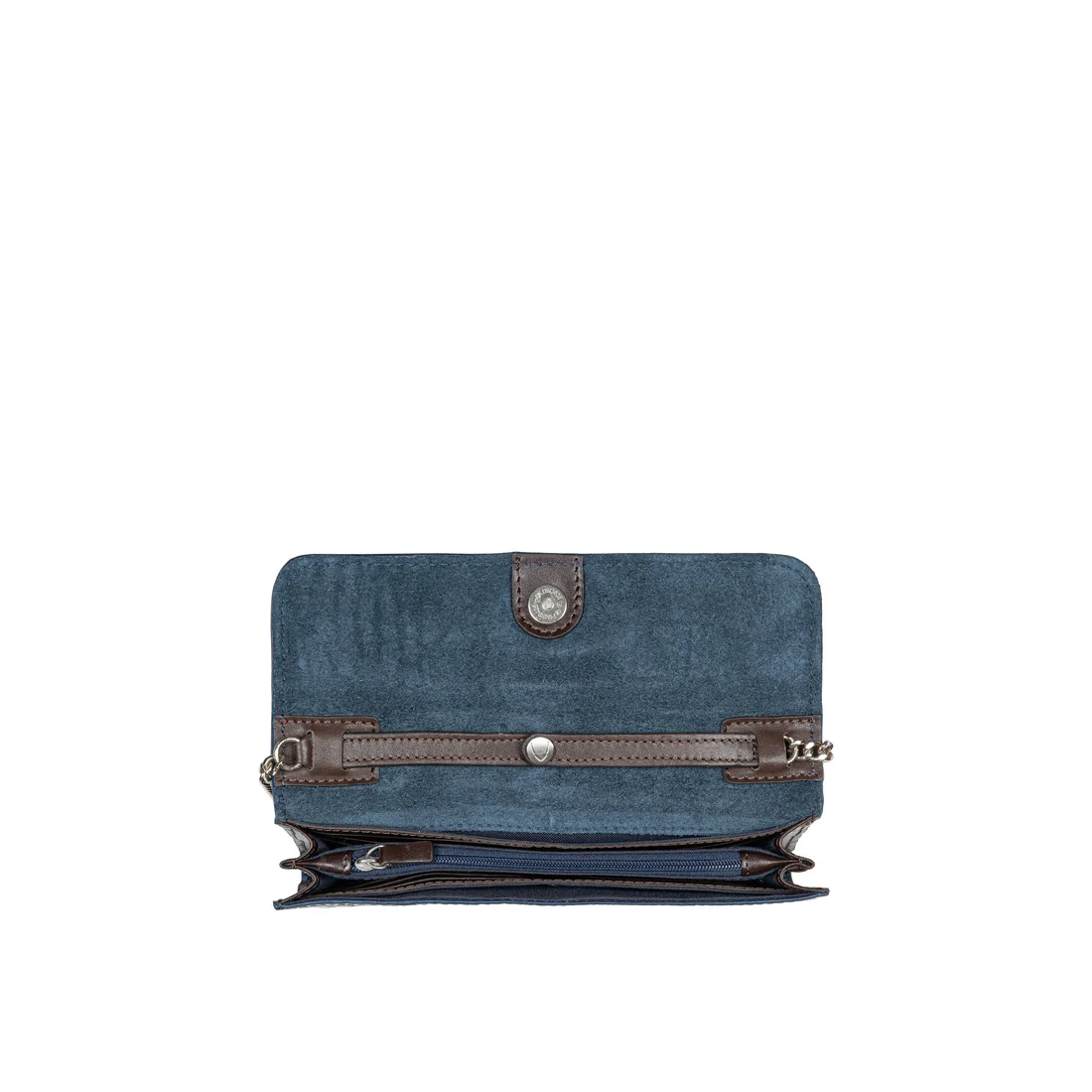 Fanny W1 Blue Leather Sling Wallet - Image 7