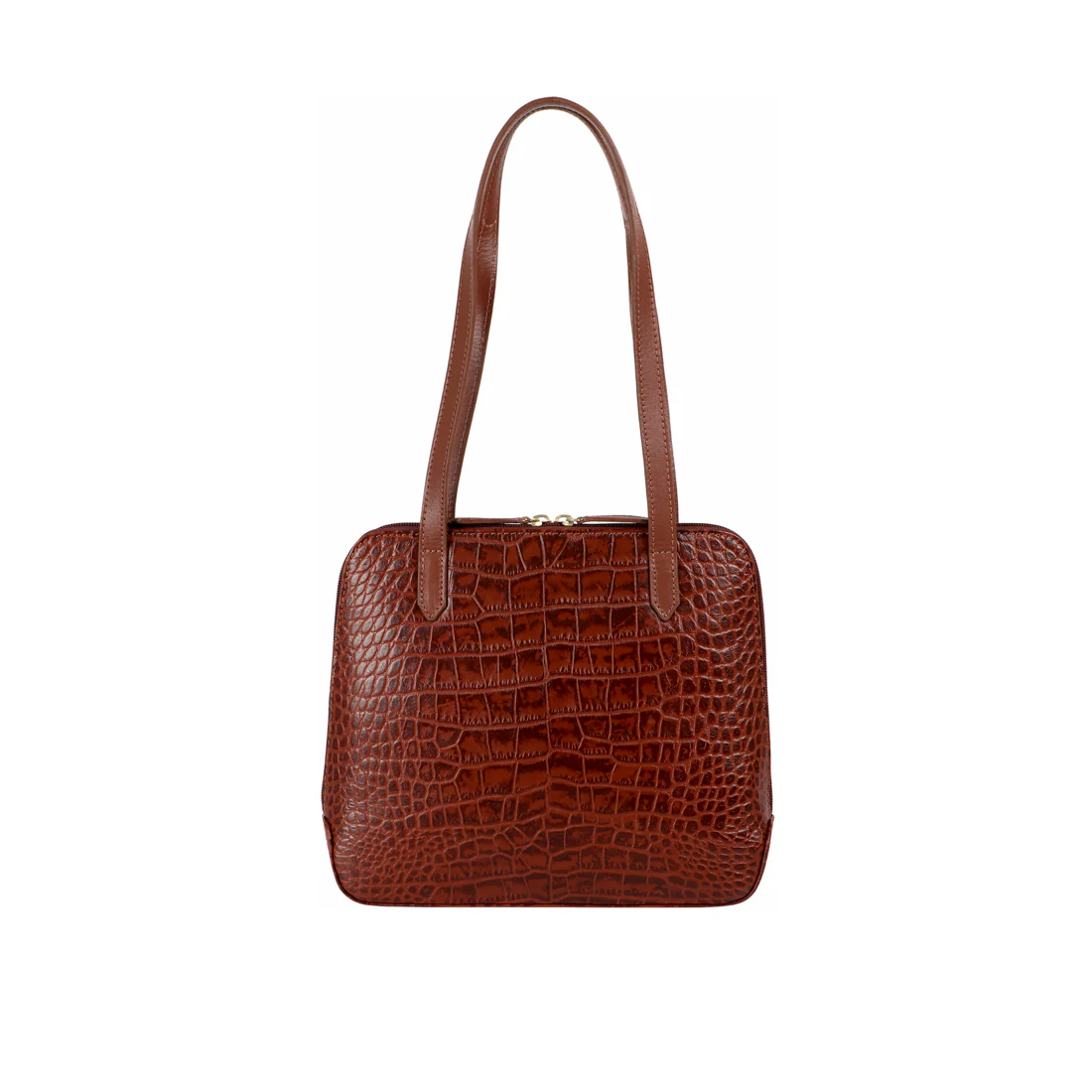 Fl Cindy Tan Leather Shoulder Bag