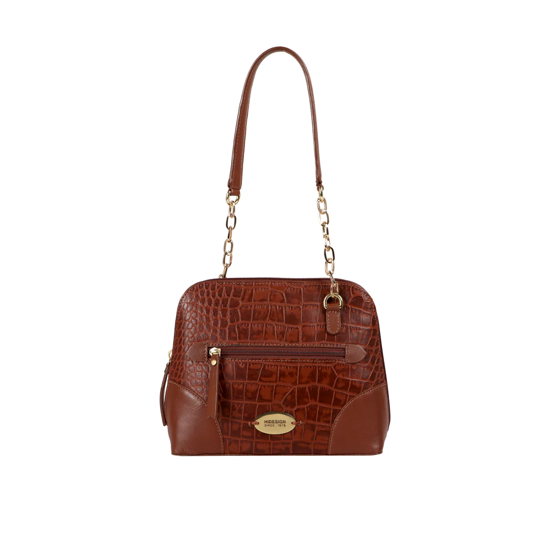 Fl Heidi Tan Leather Shoulder Bag