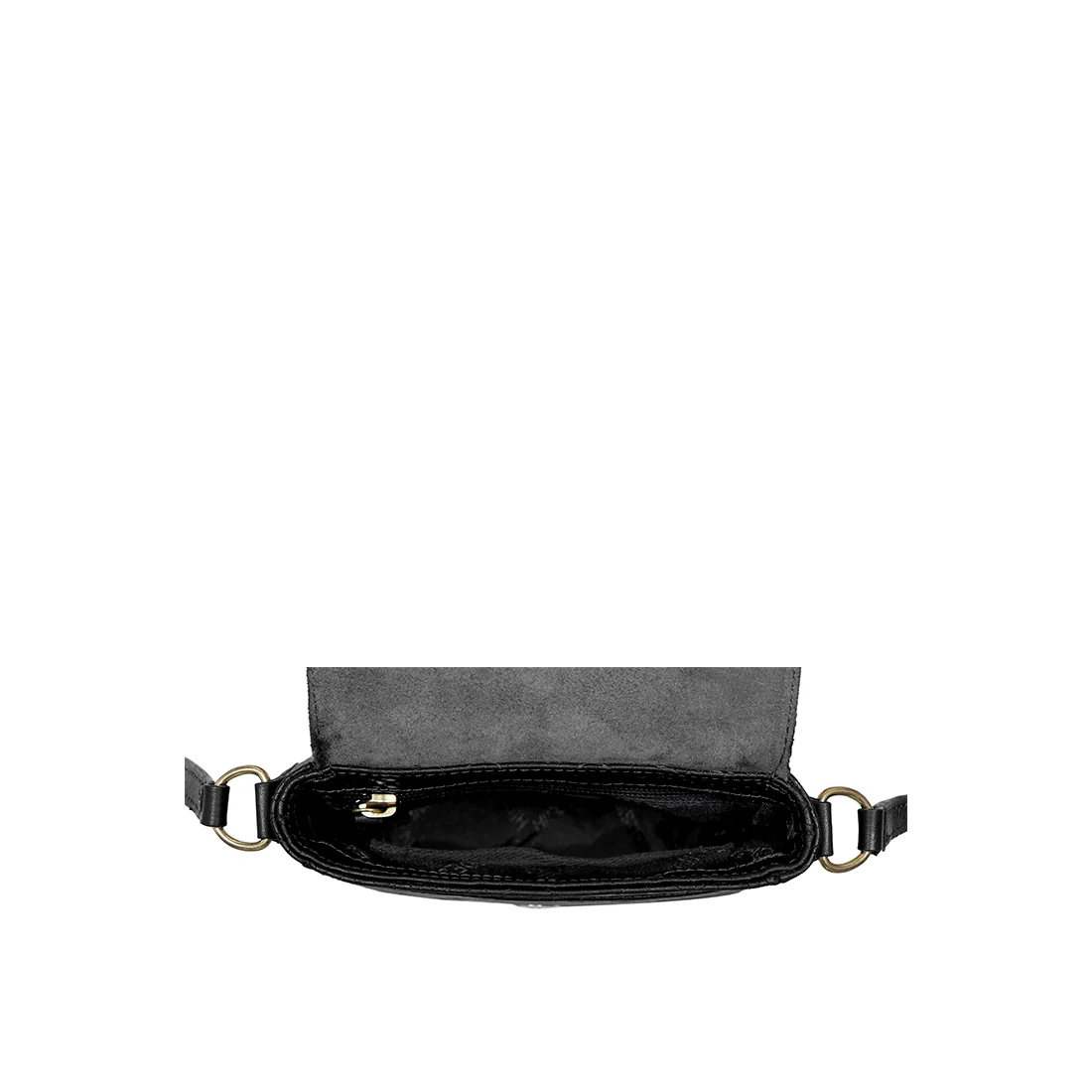 Fl Karolina 02 Black Leather Sling Bag - Image 4