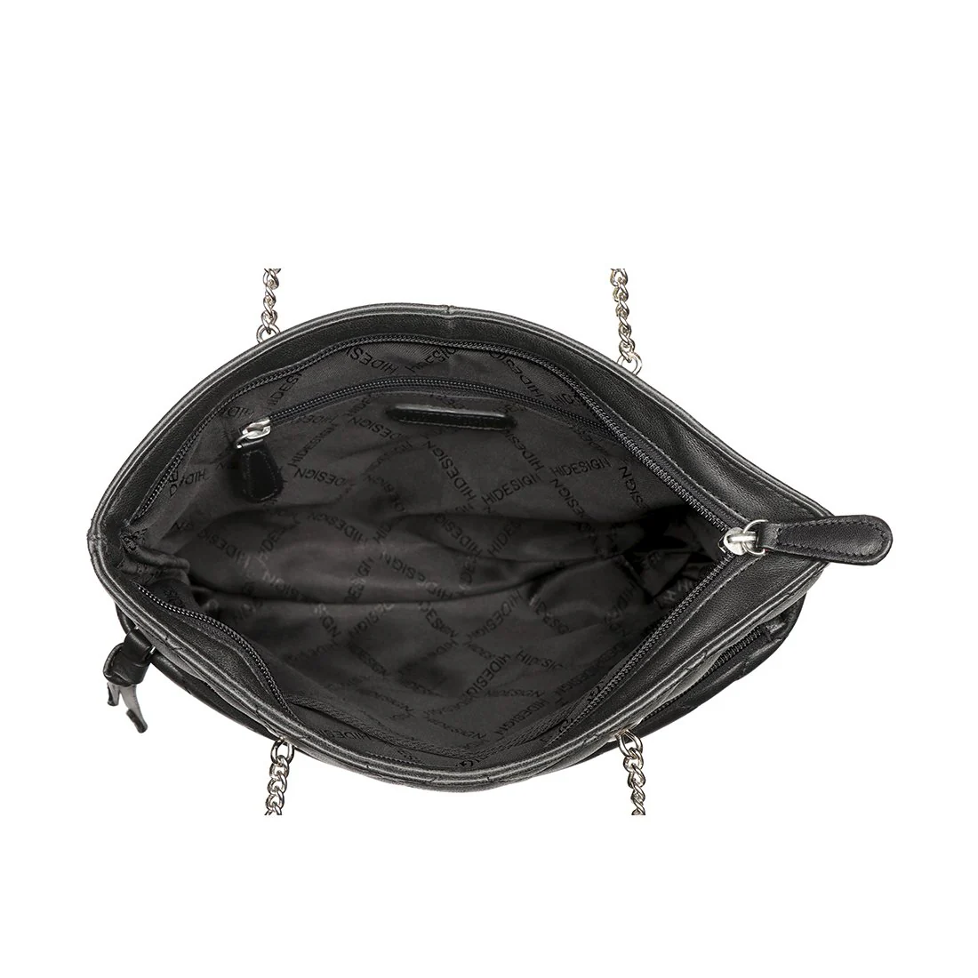 Fl Keira 05 Black Leather Tote Bag - Image 4