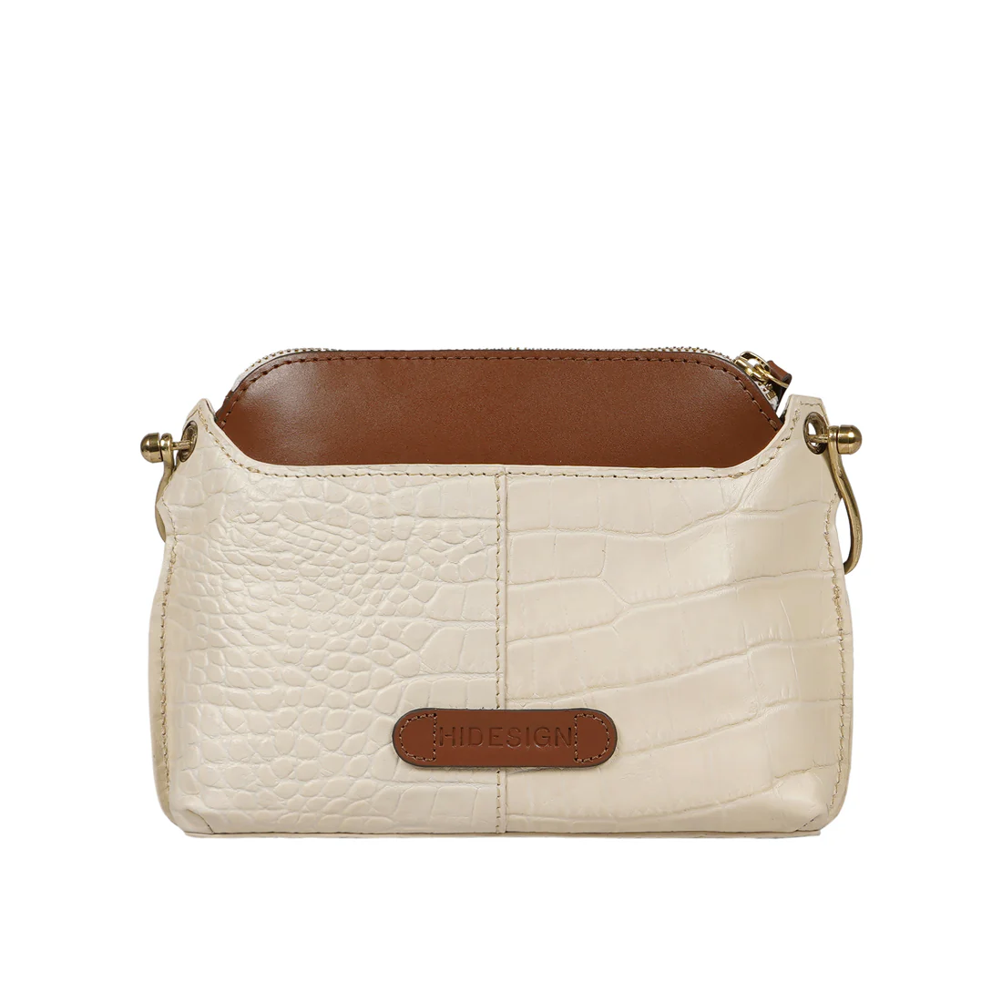 Fl Kelly 02 White Leather Sling Bag - Image 3