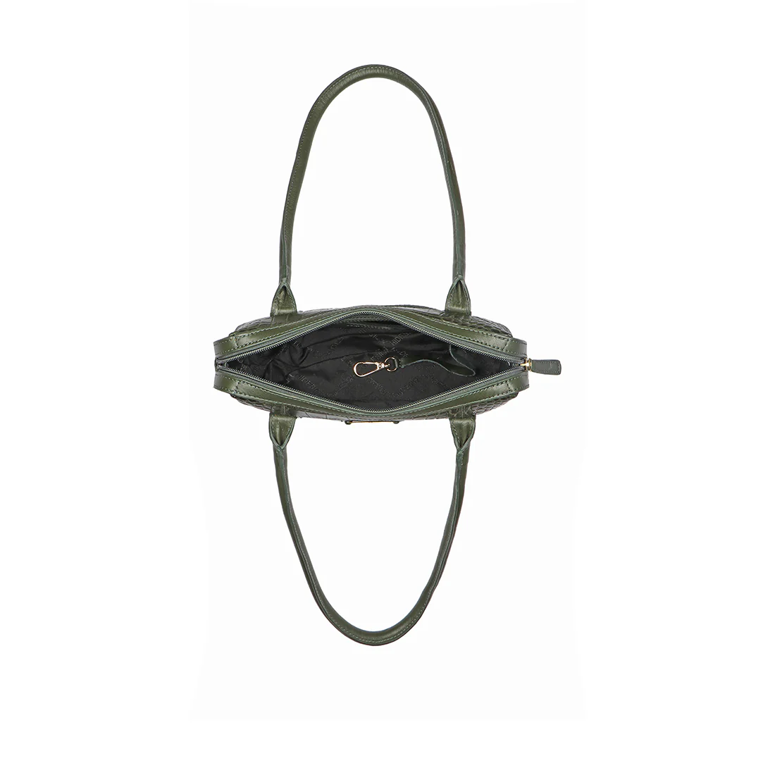 Fl Kendall Green Leather Shoulder Bag - Image 5