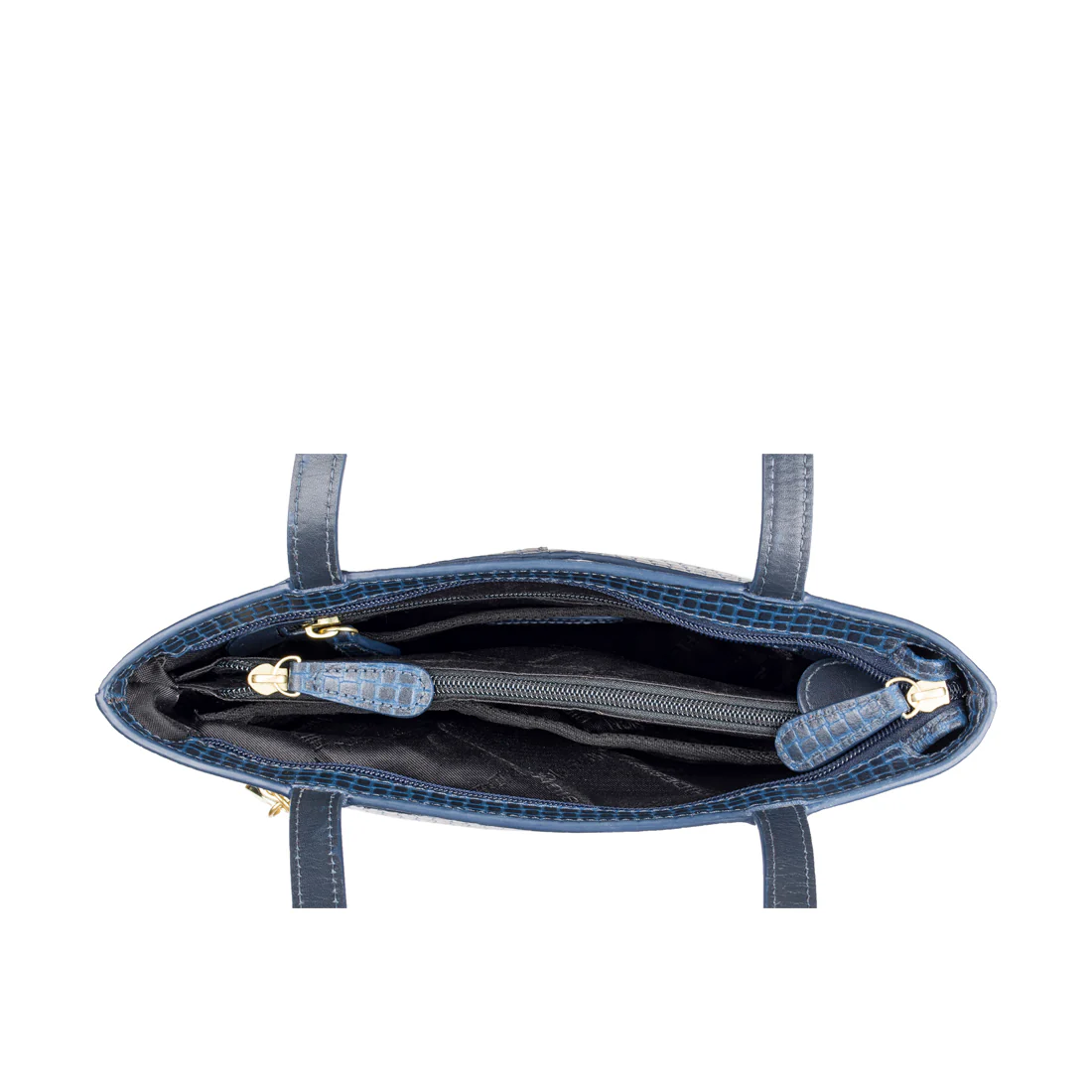Fl Naomi Blue Leather Shoulder Bag - Image 4