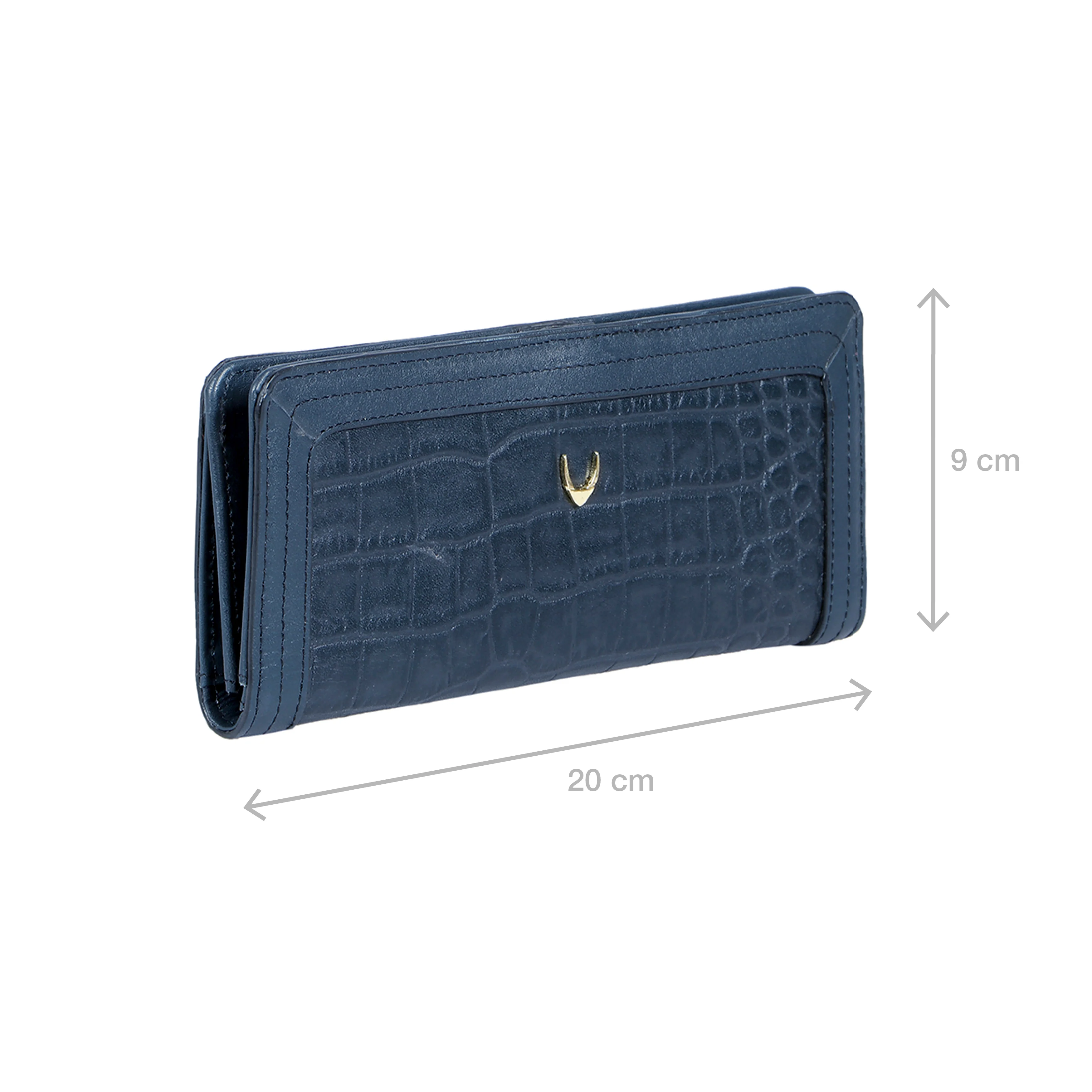 Fl Natalia W1  Blue Leather Bi-Fold Wallet - Image 3