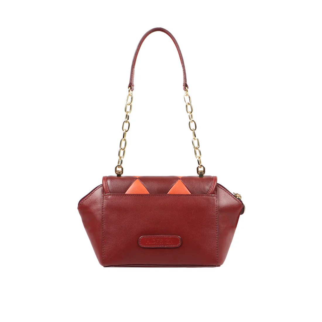 Flapper Girl 01 Marsala Leather Shoulder Bag - Image 4