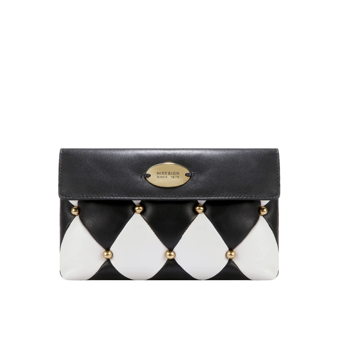 Flapper Girl 03 Black Leather Clutch Wallet - Image 2