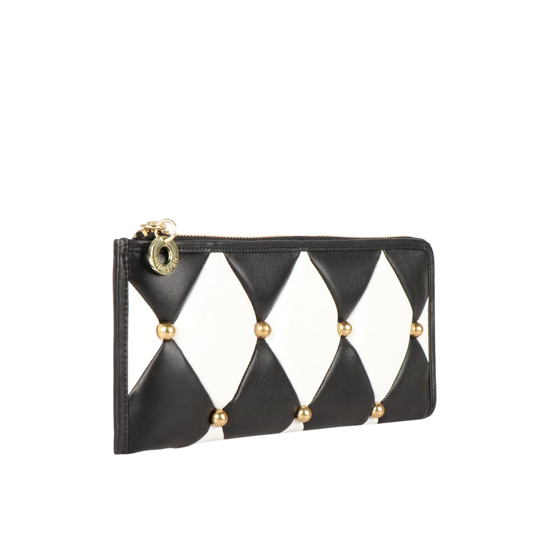 Flapper Girl W1 Black Leather Zip Around Wallet - Image 2